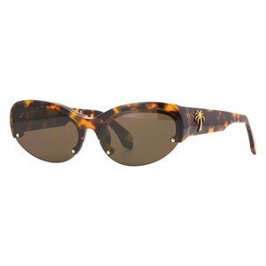 A0501Z New PALM ANGELS Palmdale Havana Semi Rimless Cat Eye PERI054 6064 Sunglas